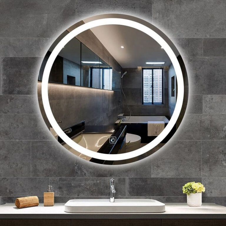 Backlit Round LED Bathroom Mirror