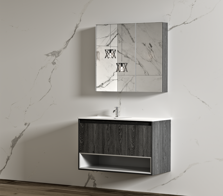 Vanity with Integrated Countertop