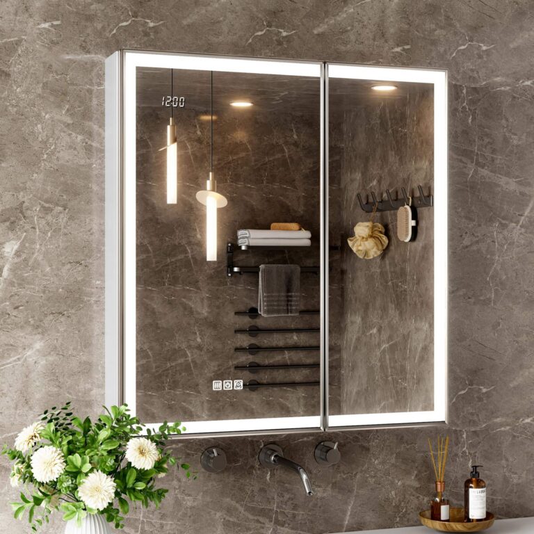 LED Bathroom Mirror Cabinet
