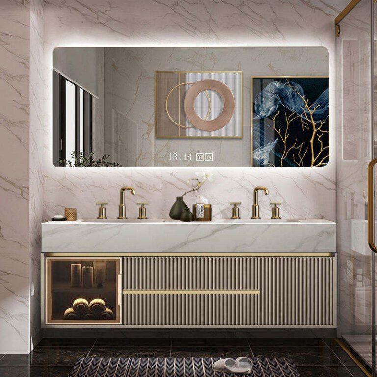 Double Sink Hotel Vanity