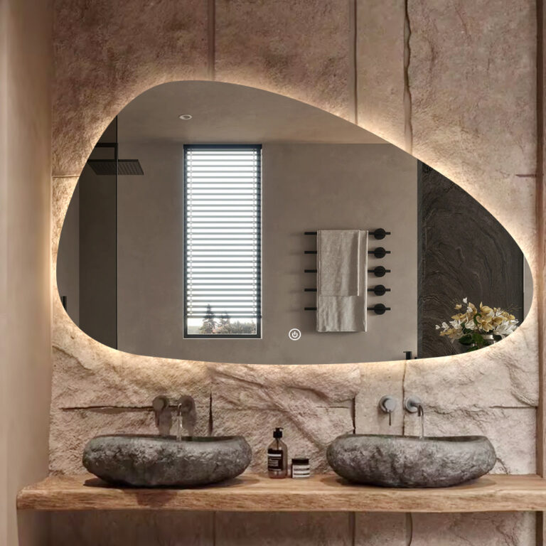 Landscape Irregular Bathroom Mirror