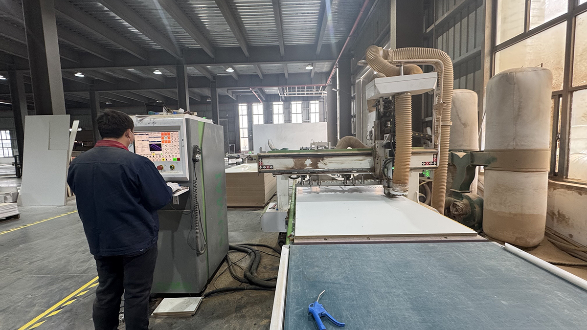 Bathroom vanity manufacturer production factory