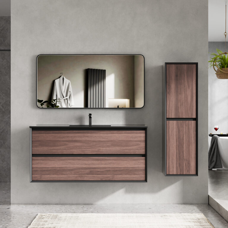 Walnut Floating Bathroom Vanity