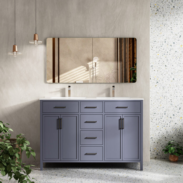 Grey Freestanding Bathroom Vanity