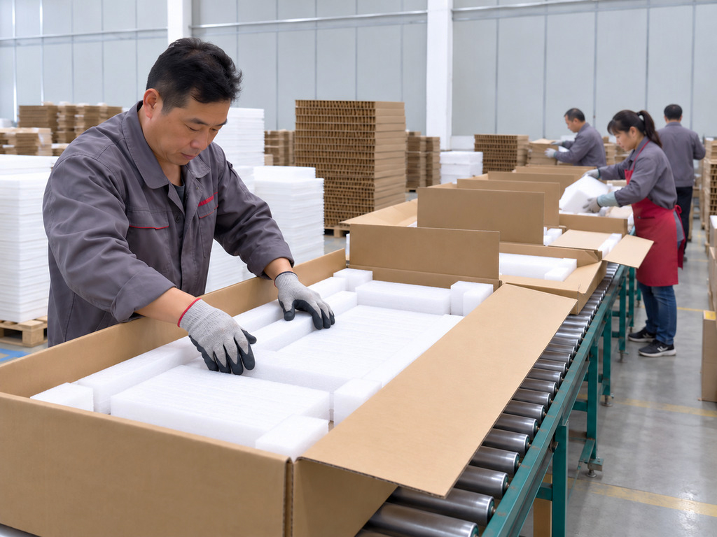 Protective packaging for wholesale bathroom cabinets